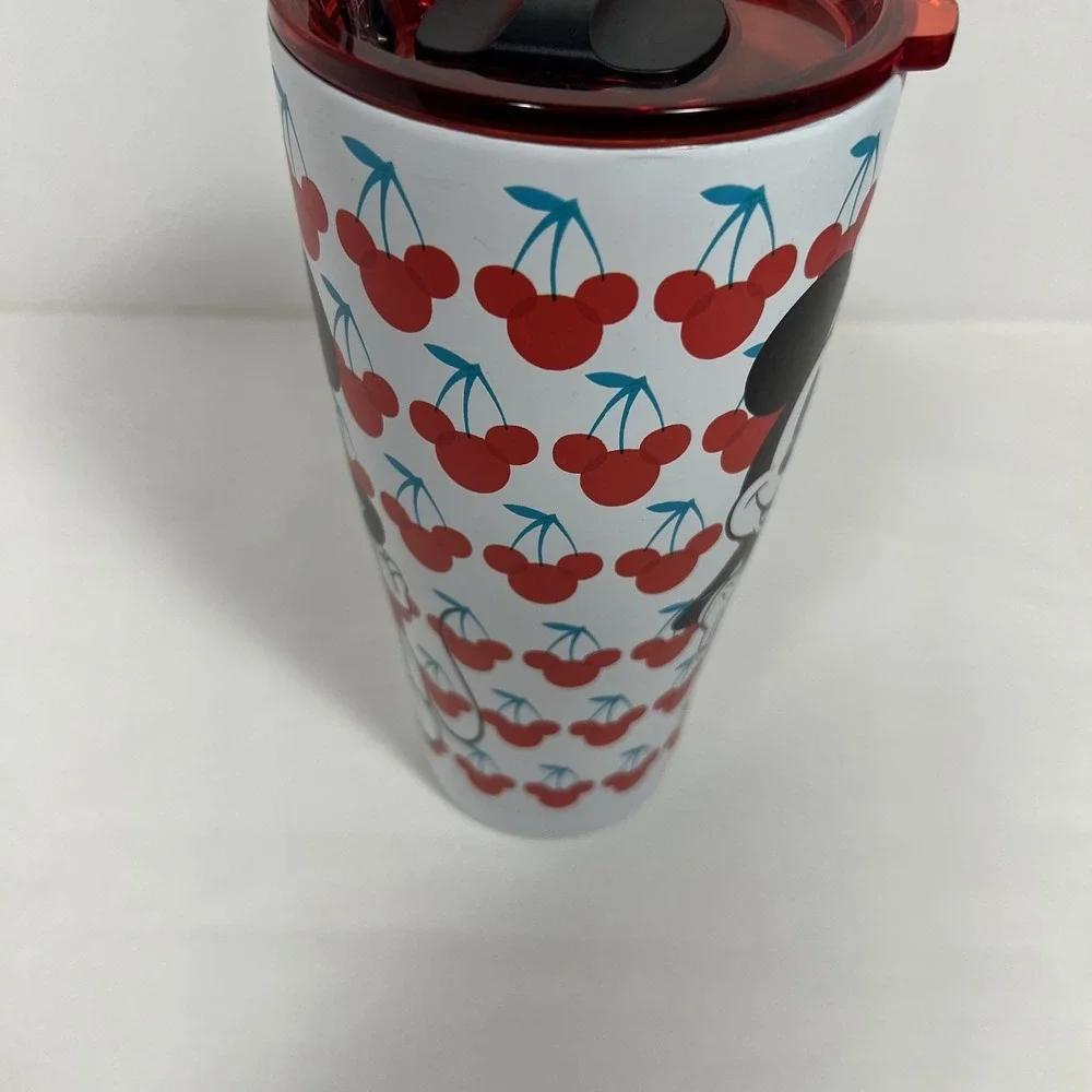 Disney Mickey Mouse With Cherries Stainless Steel‎ Tumbler